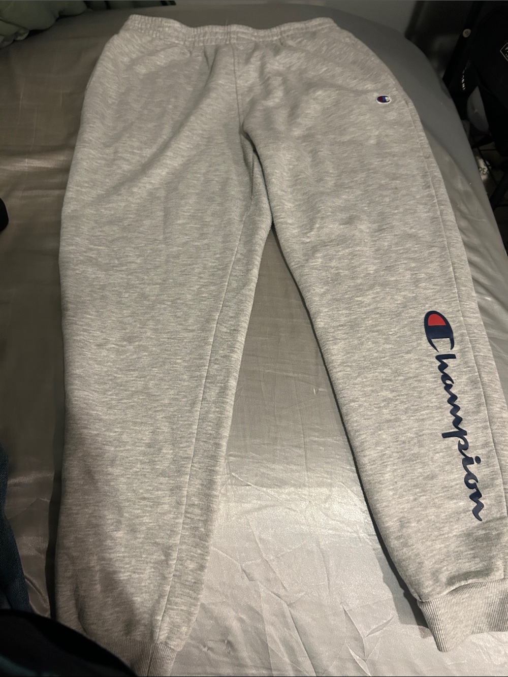 Champion Gray Logo Jogger Sweatpants